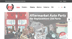 Desktop Screenshot of kgautoparts.com